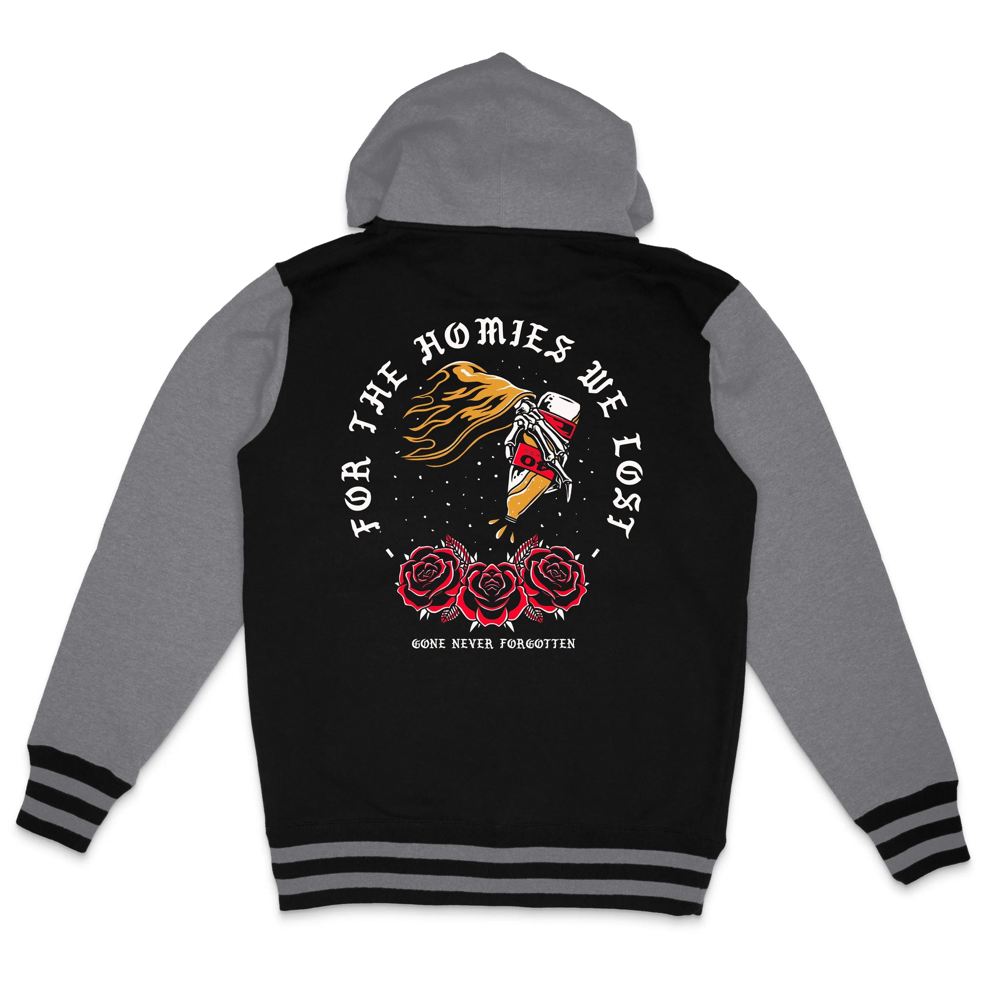 LOST HOMIES Varsity Zip Hoodies Still Proud